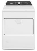 KitchenAid White 29 x 28-3/8 in. 120V 7 cu. ft. Gas Dryer 