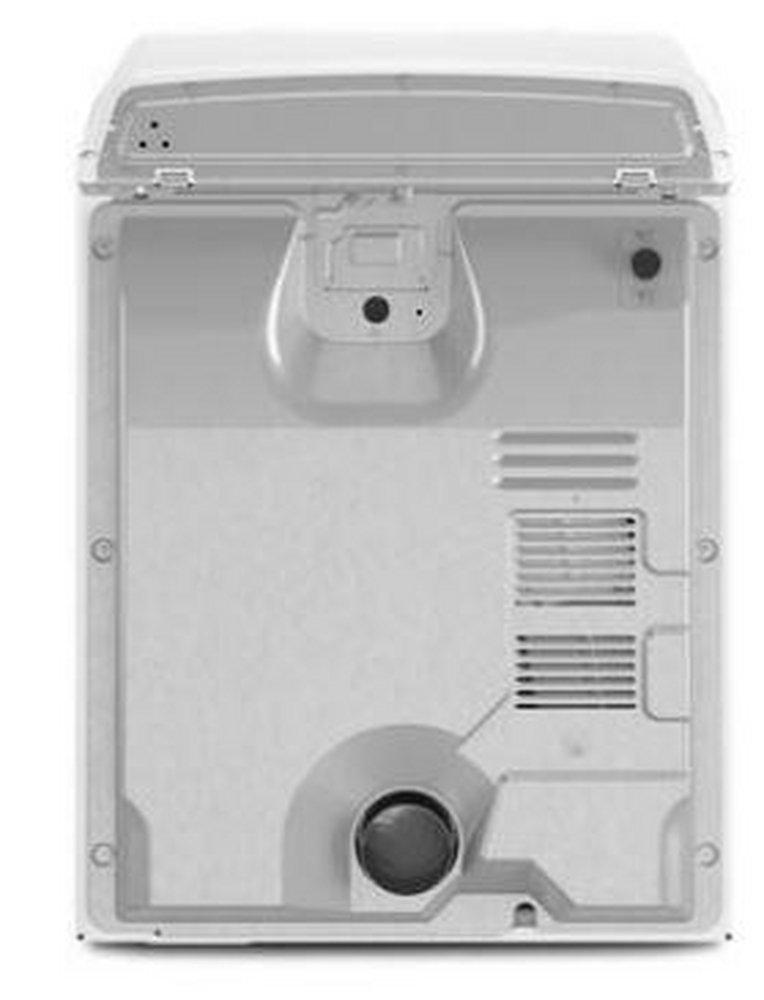 KitchenAid White 29 x 28-3/8 in. 120/240V 7 cu. ft. Electric Front Load Dryer 