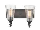 Millennium Lighting Matte Black 2-Light Vanity Fixture 
