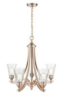 Millennium Lighting Modern Gold 5-Light Chandelier Ceiling Light 