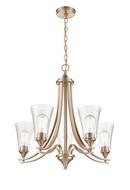 Millennium Lighting Modern Gold 100W 5-Light Medium E-26 Chandelier 