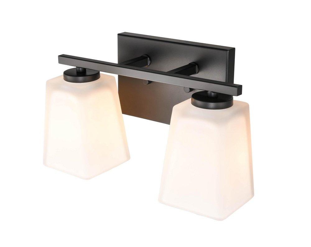 Millennium Lighting Matte Black 2-Light Vanity Fixture 