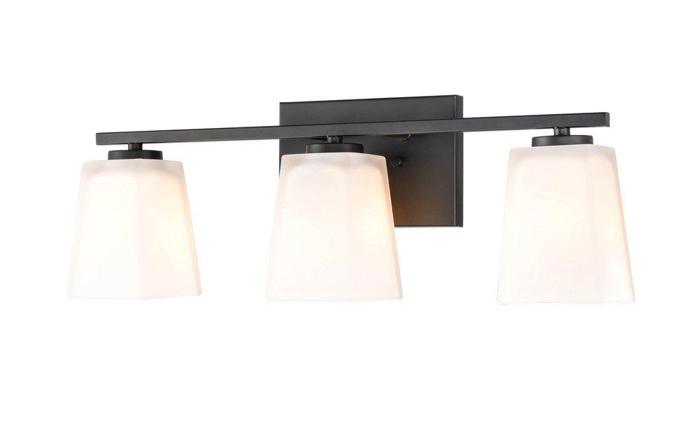 Millennium Lighting Matte Black 3-Light Vanity Fixture 