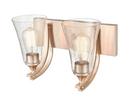 Millennium Lighting Modern Gold 14-1/2 x 10 in. 200W 2-Light Medium E-26 Vanity Fixture 