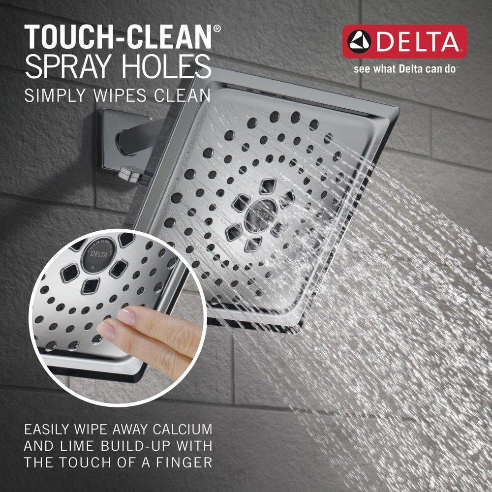 Delta Faucet Lumicoat Chrome Multi Function Showerhead 