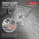Delta Faucet Lumicoat Chrome Multi Function Showerhead 