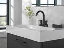 Delta Faucet Matte Black Two Handle Centerset Bathroom Sink Faucet 