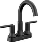 Delta Faucet Matte Black Two Handle Centerset Bathroom Sink Faucet 