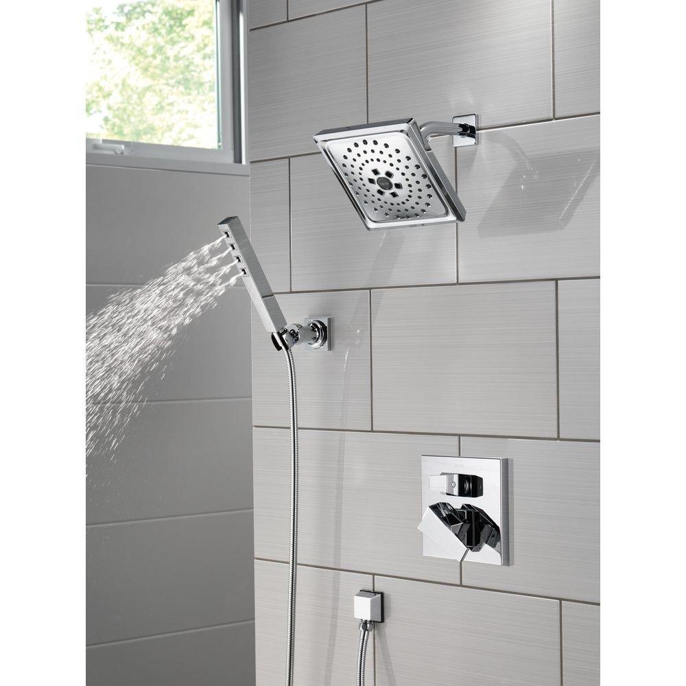 H2Okinetic&reg; Single-Setting Adjustable Wall Mount Hand Shower in Lumicoat&reg; Chrome 