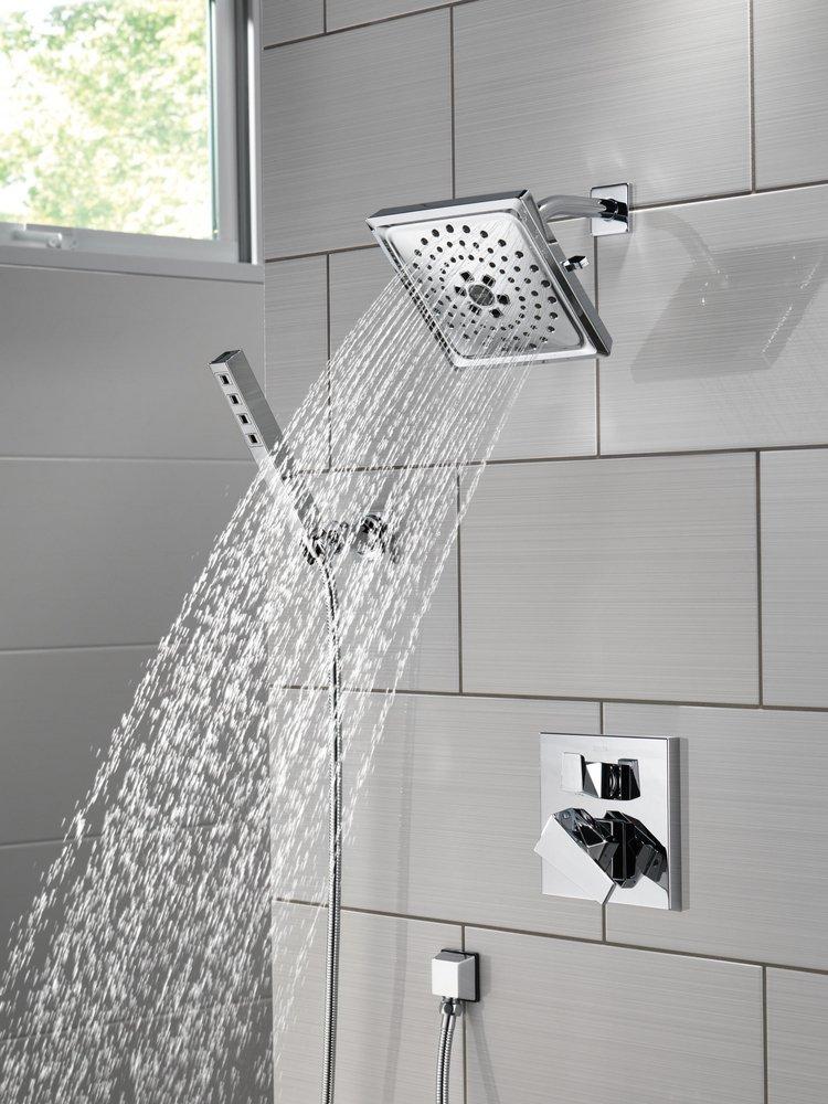H2Okinetic&reg; Single-Setting Adjustable Wall Mount Hand Shower in Lumicoat&reg; Chrome 