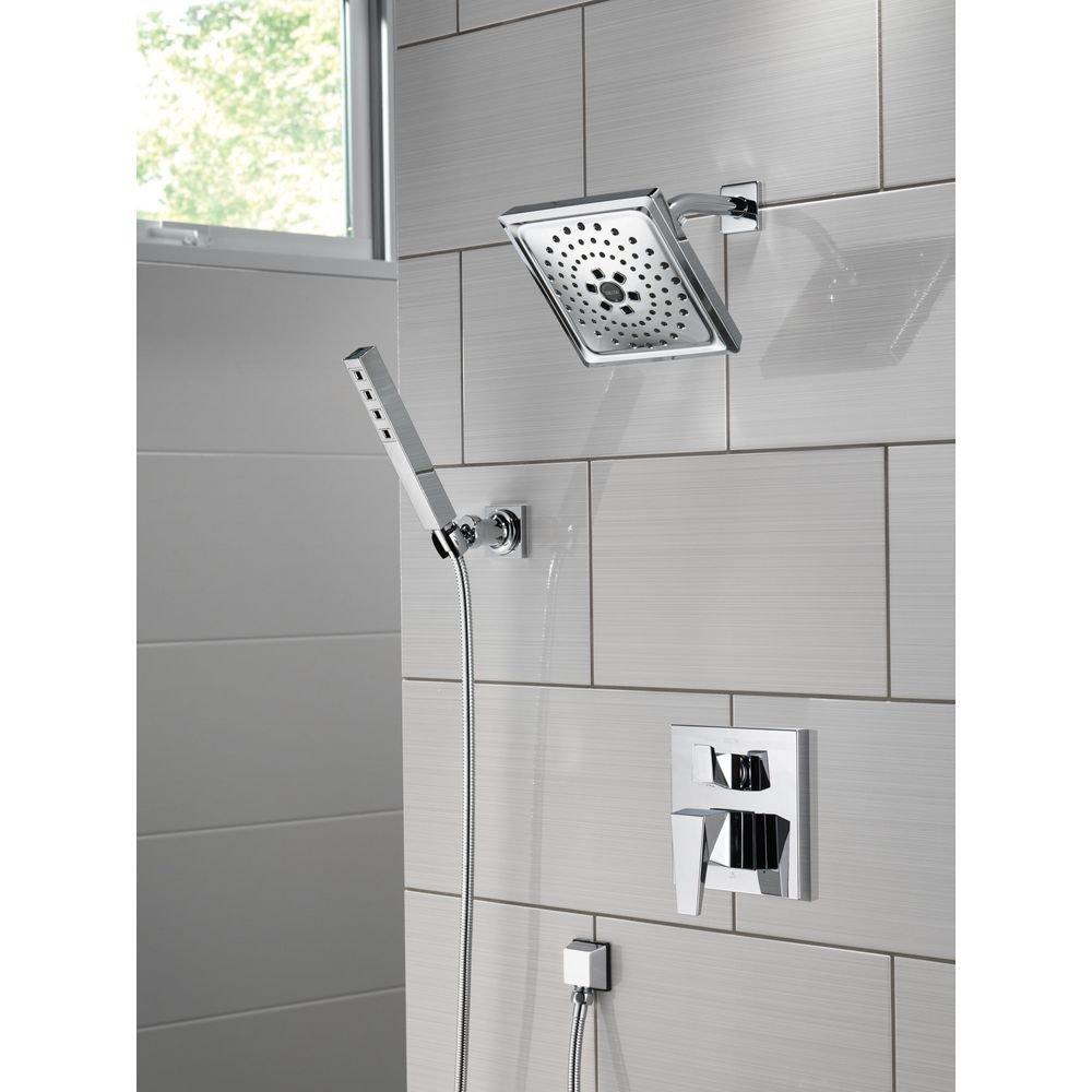 H2Okinetic&reg; Single-Setting Adjustable Wall Mount Hand Shower in Lumicoat&reg; Chrome 