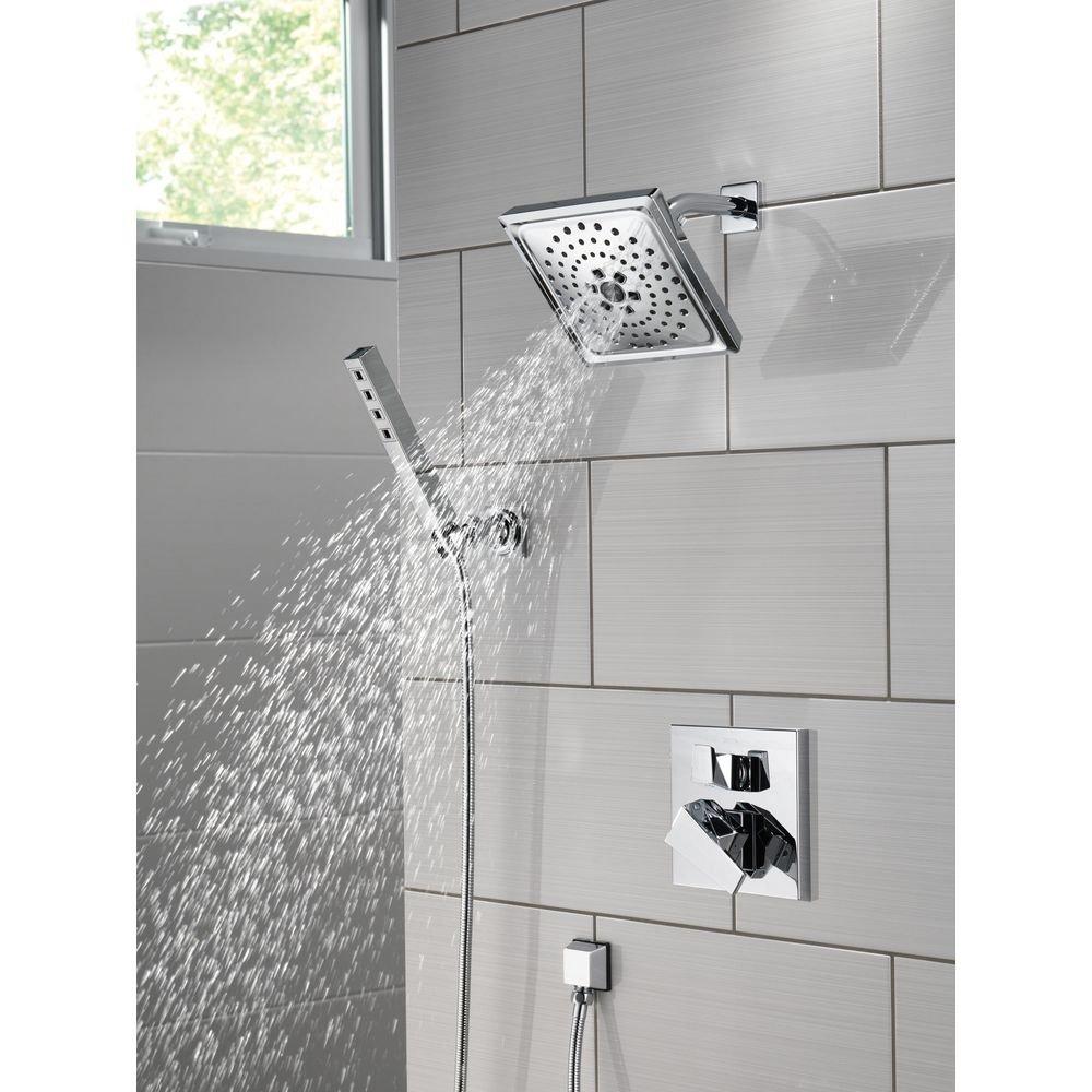 H2Okinetic&reg; Single-Setting Adjustable Wall Mount Hand Shower in Lumicoat&reg; Chrome 