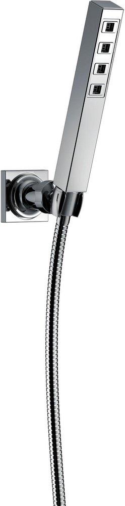 DELTA UNIVERSAL SHOWERING COMPONENTS: H2OKINETIC SINGLE-SETTING ADJUSTABLE WALL MOUNT HAND SHOWER 