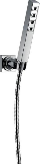 DELTA UNIVERSAL SHOWERING COMPONENTS: H2OKINETIC SINGLE-SETTING ADJUSTABLE WALL MOUNT HAND SHOWER 