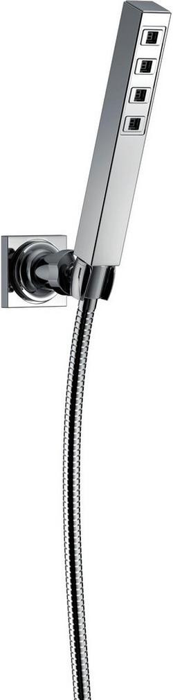 H2Okinetic&reg; Single-Setting Adjustable Wall Mount Hand Shower in Lumicoat&reg; Chrome