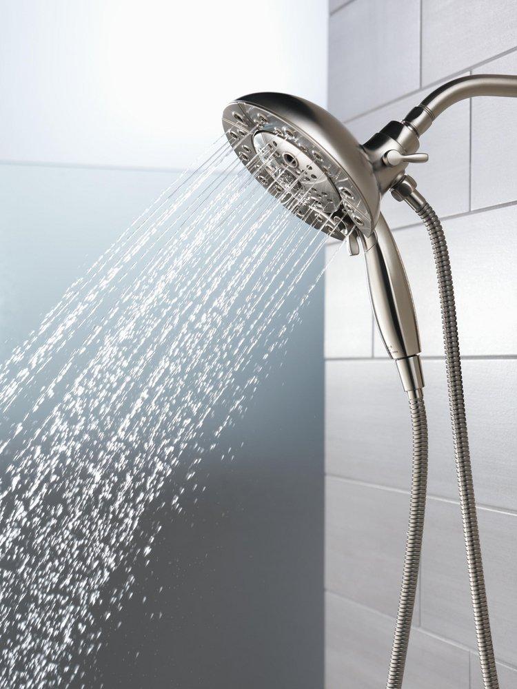 Delta Faucet Lumicoat Stainless Multi Function Hand Shower 