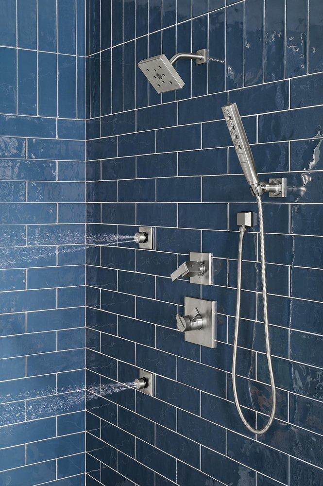 Delta Faucet Lumicoat&reg; Stainless 1/2 in. FNPT x MNPSM Brass Elbow 