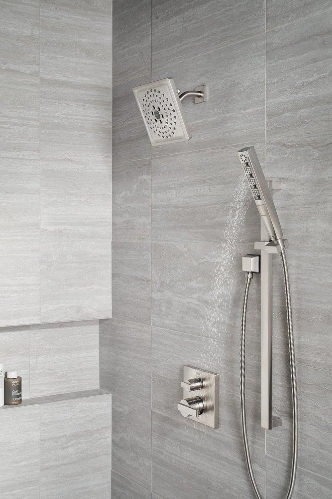 Delta Faucet Lumicoat Stainless 1/2 in. FNPT x MNPSM Brass Elbow 