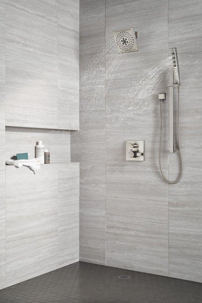 Delta Faucet Lumicoat&reg; Stainless 1/2 in. FNPT x MNPSM Brass Elbow 