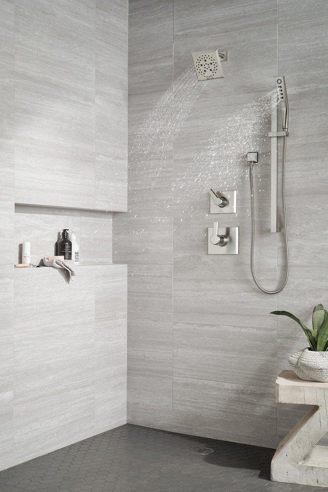 Delta Faucet Lumicoat Stainless 1/2 in. FNPT x MNPSM Brass Elbow 