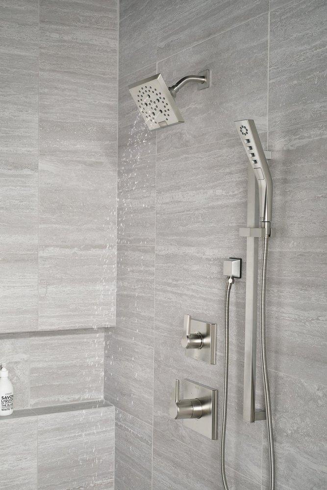 Delta Faucet Lumicoat Stainless 1/2 in. FNPT x MNPSM Brass Elbow 