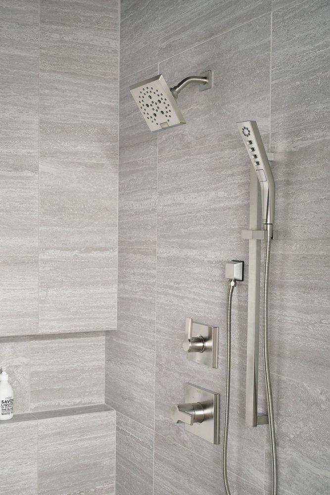 Delta Faucet Lumicoat Stainless 1/2 in. FNPT x MNPSM Brass Elbow 