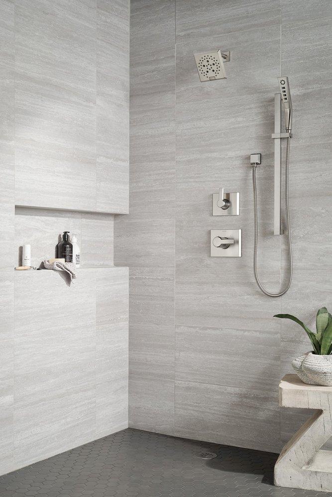 Delta Faucet Lumicoat Stainless 1/2 in. FNPT x MNPSM Brass Elbow 