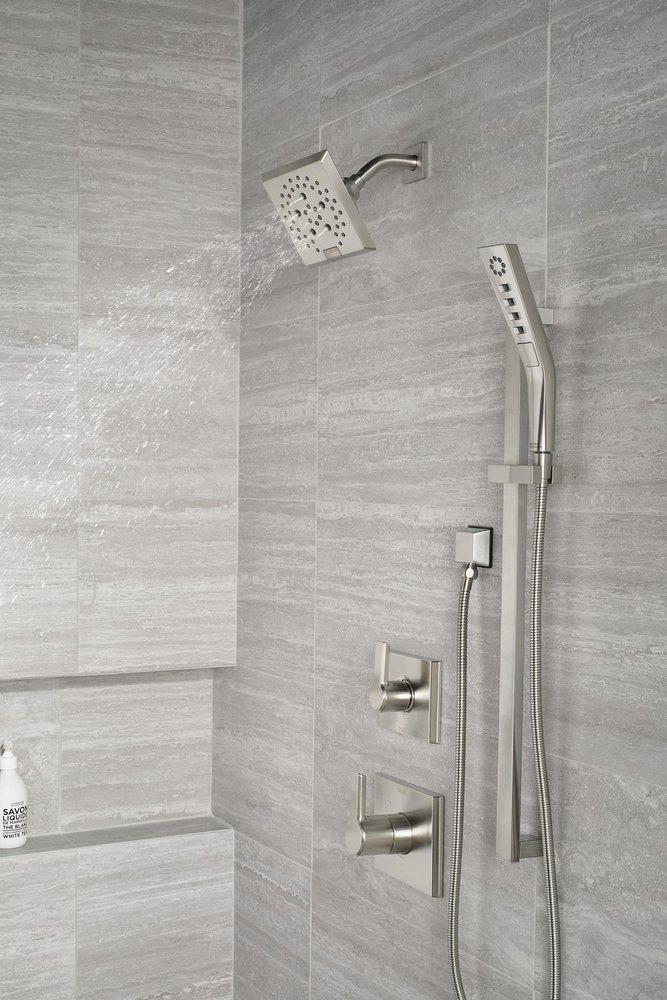 Delta Faucet Lumicoat Stainless 1/2 in. FNPT x MNPSM Brass Elbow 