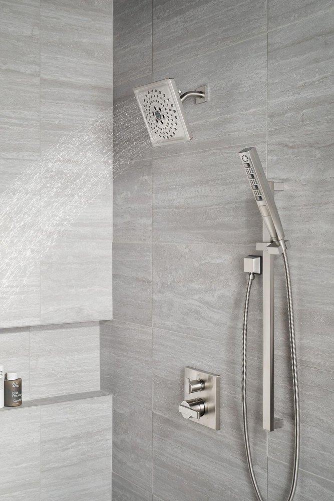 Delta Faucet Lumicoat Stainless Wall Mount Shower Arm 