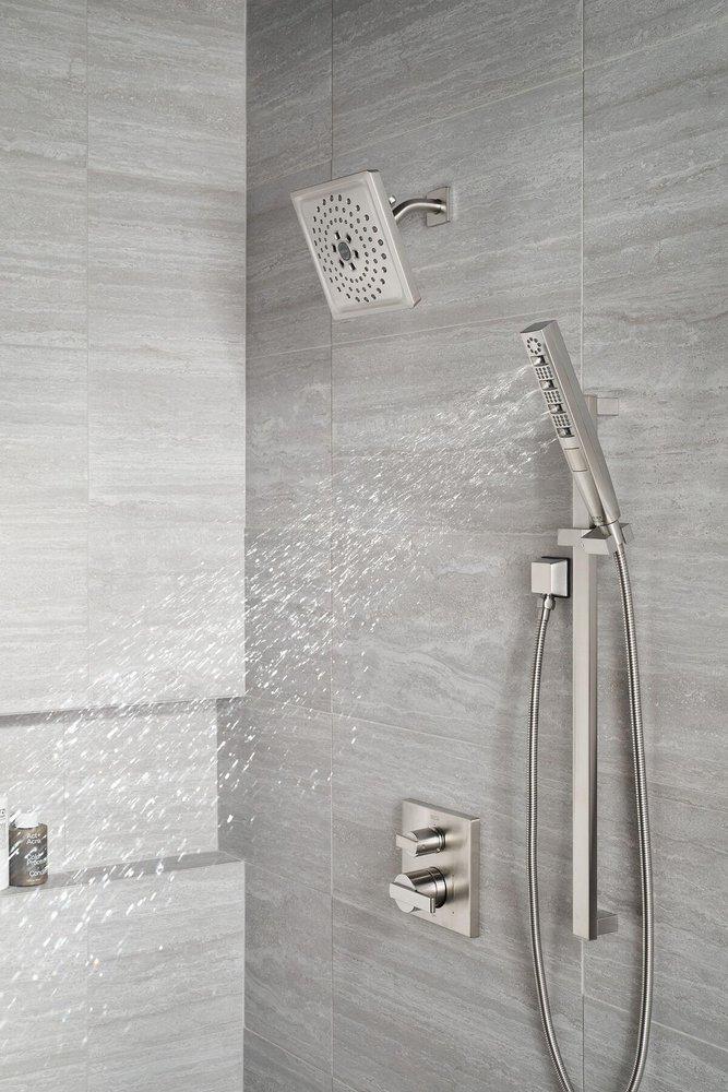 Delta Faucet Lumicoat Stainless Wall Mount Shower Arm 