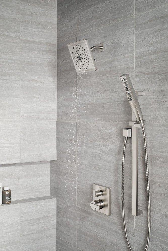 Delta Faucet Lumicoat Stainless Wall Mount Shower Arm 