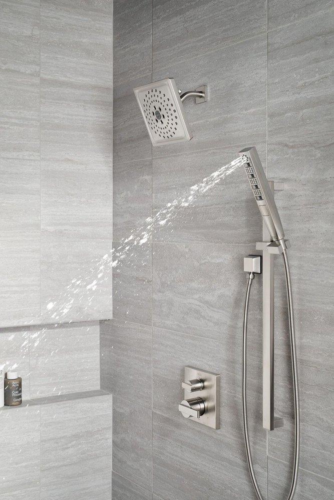 Delta Faucet Lumicoat Stainless Wall Mount Shower Arm 
