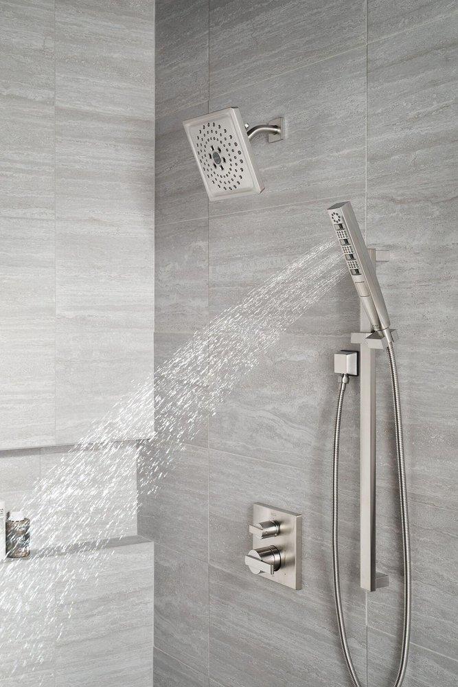 Delta Faucet Lumicoat Stainless Wall Mount Shower Arm 