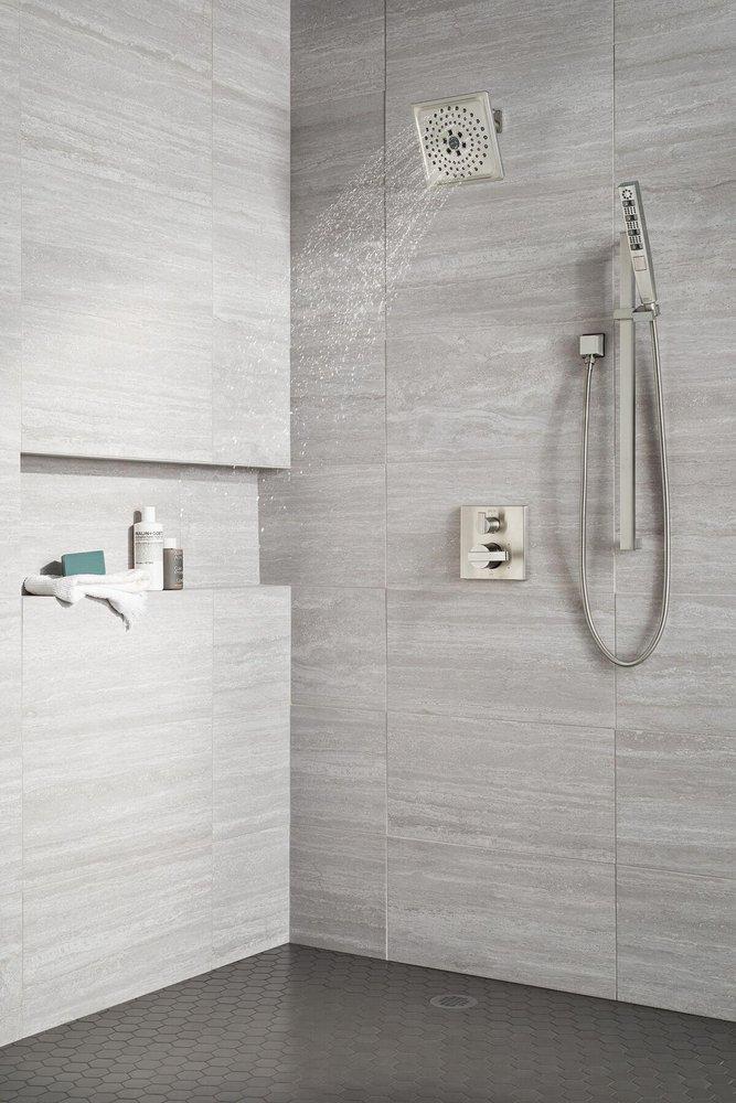 Delta Faucet Lumicoat Stainless Wall Mount Shower Arm 