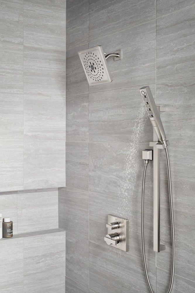Delta Faucet Lumicoat Stainless Wall Mount Shower Arm 