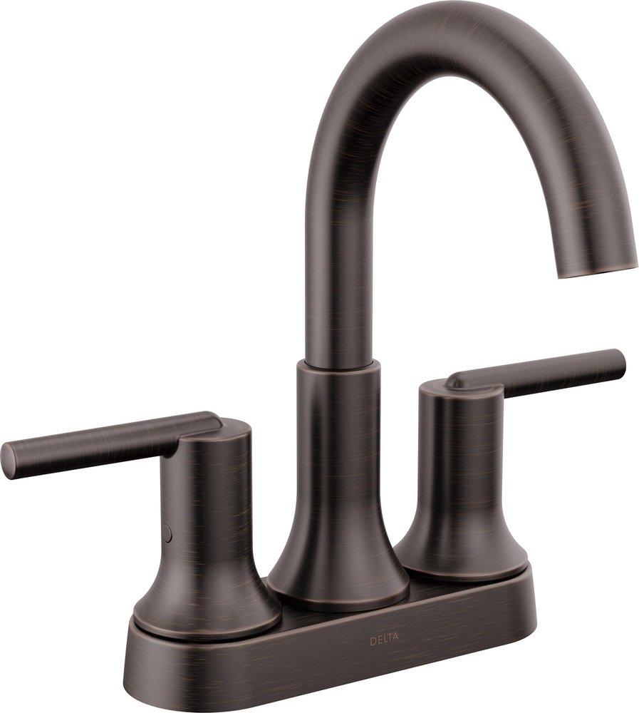 Two Handle Centerset Bathroom Sink Faucet in Venetian Bronze 