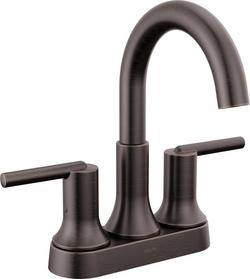 Two Handle Centerset Bathroom Sink Faucet in Venetian Bronze