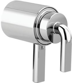 TempAssure&reg; Thermostatic Valve Trim Notch Lever Handle Kit in Polished Chrome