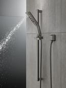Delta Faucet Lumicoat Black Stainless Multi Function Hand Shower 