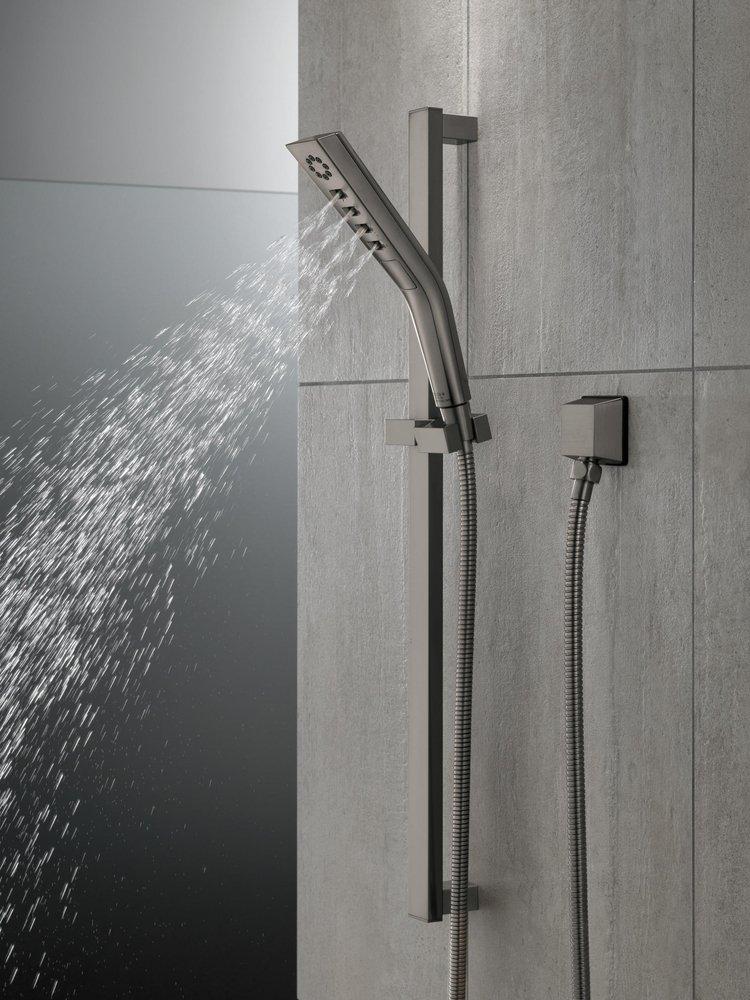 DELTA UNIVERSAL SHOWERING COMPONENTS: H2OKINETIC 3-SETTING SLIDE BAR HAND SHOWER 