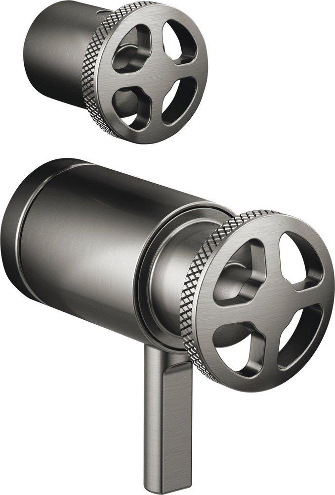 BRIZO LITZE: TEMPASSURE THERMOSTATIC VALVE WITH INTEGRATED 3-FUNCTION DIVERTER TRIM WHEEL HANDLE 