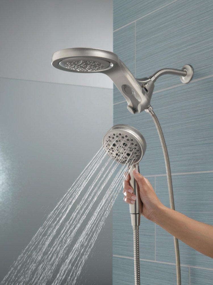 Delta Faucet Lumicoat Stainless Multi Function Showerhead 