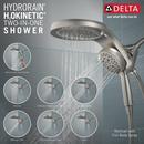 Delta Faucet Lumicoat Stainless Multi Function Showerhead 
