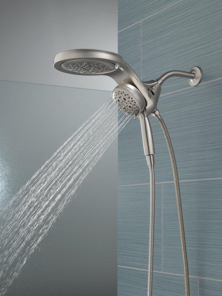 Delta Faucet Lumicoat Stainless Multi Function Showerhead 