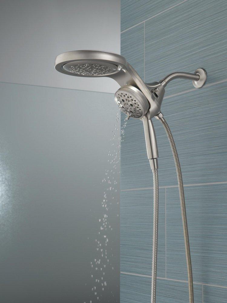 Delta Faucet Lumicoat Stainless Multi Function Showerhead 