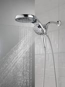 HydroRain® H2Okinetic® 5-Setting Two-in-One Shower Head in Lumicoat® Chrome 