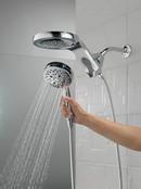 HydroRain&reg; H2Okinetic&reg; 5-Setting Two-in-One Shower Head in Lumicoat&reg; Chrome 
