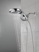HydroRain&reg; H2Okinetic&reg; 5-Setting Two-in-One Shower Head in Lumicoat&reg; Chrome 