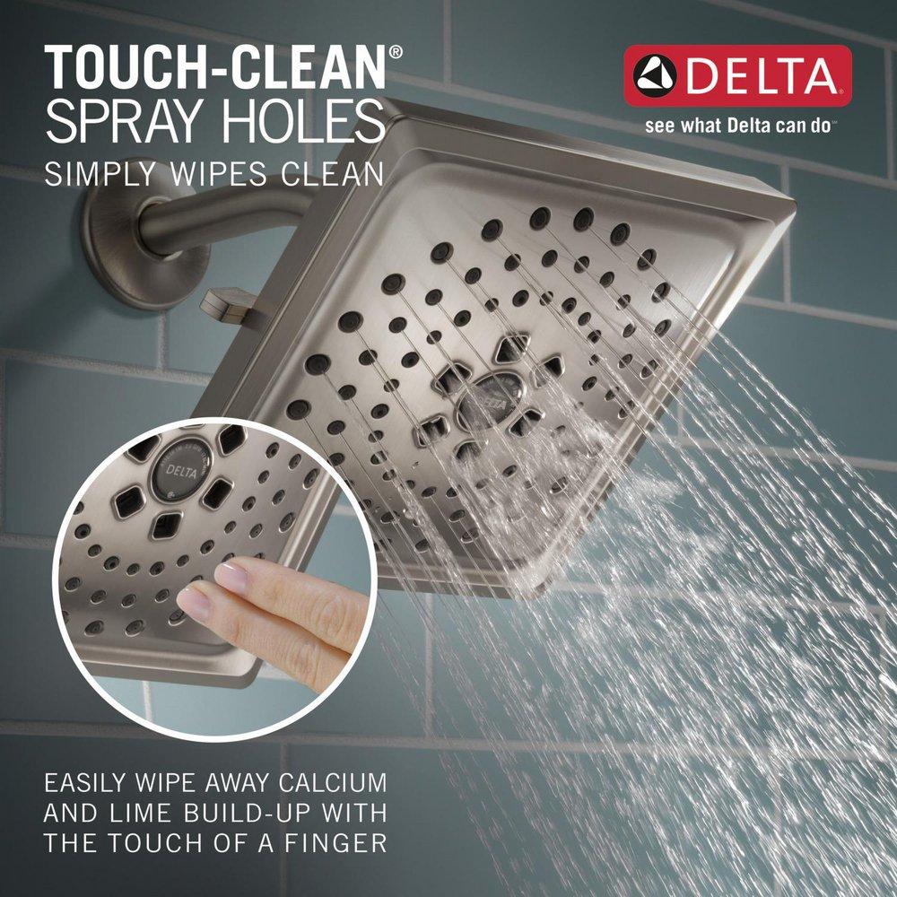 Delta Faucet Lumicoat Stainless Multi Function Showerhead 
