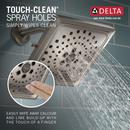 Delta Faucet Lumicoat Stainless Multi Function Showerhead 